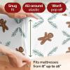 imageFlannel Christmas Sheets  100 Cotton Flannel Set  Queen Size Sheets  Extra Soft ampamp Cozy Thick Warm Heavyweight Winter Bedding  Christmas Trees Deep Pocket Holiday Sets for Women Men ampamp Kids04  Gingerbread Cookie