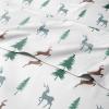 imageFlannel Christmas Sheets  100 Cotton Flannel Set  Queen Size Sheets  Extra Soft ampamp Cozy Thick Warm Heavyweight Winter Bedding  Christmas Trees Deep Pocket Holiday Sets for Women Men ampamp Kids08  Reindeer Forest
