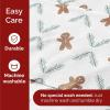 imageFlannel Christmas Sheets  100 Cotton Flannel Set  Queen Size Sheets  Extra Soft ampamp Cozy Thick Warm Heavyweight Winter Bedding  Christmas Trees Deep Pocket Holiday Sets for Women Men ampamp Kids04  Gingerbread Cookie