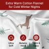 imageFlannel Christmas Sheets  100 Cotton Flannel Set  Queen Size Sheets  Extra Soft ampamp Cozy Thick Warm Heavyweight Winter Bedding  Christmas Trees Deep Pocket Holiday Sets for Women Men ampamp Kids08  Reindeer Forest