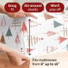 imageFlannel Christmas Sheets  100 Cotton Flannel Set  Queen Size Sheets  Extra Soft ampamp Cozy Thick Warm Heavyweight Winter Bedding  Christmas Trees Deep Pocket Holiday Sets for Women Men ampamp Kids02  Christmas Tree 2