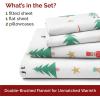 imageFlannel Christmas Sheets  100 Cotton Flannel Set  Queen Size Sheets  Extra Soft ampamp Cozy Thick Warm Heavyweight Winter Bedding  Christmas Trees Deep Pocket Holiday Sets for Women Men ampamp Kids05  Nutcracker Ballet