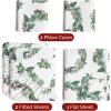 imageFlannel Christmas Sheets  100 Cotton Flannel Set  Queen Size Sheets  Extra Soft ampamp Cozy Thick Warm Heavyweight Winter Bedding  Christmas Trees Deep Pocket Holiday Sets for Women Men ampamp Kids07  Wreaths