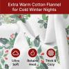 imageFlannel Christmas Sheets  100 Cotton Flannel Set  Queen Size Sheets  Extra Soft ampamp Cozy Thick Warm Heavyweight Winter Bedding  Christmas Trees Deep Pocket Holiday Sets for Women Men ampamp Kids07  Wreaths