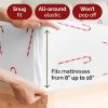 imageFlannel Christmas Sheets  100 Cotton Flannel Set  Queen Size Sheets  Extra Soft ampamp Cozy Thick Warm Heavyweight Winter Bedding  Christmas Trees Deep Pocket Holiday Sets for Women Men ampamp Kids03  Candy Cane