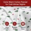 imageFlannel Christmas Sheets  100 Cotton Flannel Set  Queen Size Sheets  Extra Soft ampamp Cozy Thick Warm Heavyweight Winter Bedding  Christmas Trees Deep Pocket Holiday Sets for Women Men ampamp Kids01  Trees 4