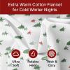 imageFlannel Christmas Sheets  100 Cotton Flannel Set  Queen Size Sheets  Extra Soft ampamp Cozy Thick Warm Heavyweight Winter Bedding  Christmas Trees Deep Pocket Holiday Sets for Women Men ampamp Kids01  Trees 4