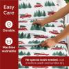 imageFlannel Christmas Sheets  100 Cotton Flannel Set  Queen Size Sheets  Extra Soft ampamp Cozy Thick Warm Heavyweight Winter Bedding  Christmas Trees Deep Pocket Holiday Sets for Women Men ampamp Kids06  Christmas Tree 1