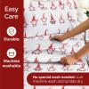 imageQueen Christmas Buffalo Plaid BampampW Sheet Set  Holiday Xmas Pattern Bedding Set  Deep Pockets  Snug Fit  4 Piece  Wrinkle Free  Comfy Festive Winter  Holiday Sheets for Women Men Kids ampamp TeensHoliday Gnomes Red