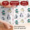imageQueen Christmas Buffalo Plaid BampampW Sheet Set  Holiday Xmas Pattern Bedding Set  Deep Pockets  Snug Fit  4 Piece  Wrinkle Free  Comfy Festive Winter  Holiday Sheets for Women Men Kids ampamp Teens35  Playful Penguins