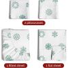 imageQueen Christmas Buffalo Plaid BampampW Sheet Set  Holiday Xmas Pattern Bedding Set  Deep Pockets  Snug Fit  4 Piece  Wrinkle Free  Comfy Festive Winter  Holiday Sheets for Women Men Kids ampamp Teens44  Green Snowflakes