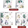 imageQueen Christmas Buffalo Plaid BampampW Sheet Set  Holiday Xmas Pattern Bedding Set  Deep Pockets  Snug Fit  4 Piece  Wrinkle Free  Comfy Festive Winter  Holiday Sheets for Women Men Kids ampamp Teens35  Playful Penguins
