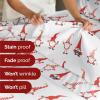 imageQueen Christmas Buffalo Plaid BampampW Sheet Set  Holiday Xmas Pattern Bedding Set  Deep Pockets  Snug Fit  4 Piece  Wrinkle Free  Comfy Festive Winter  Holiday Sheets for Women Men Kids ampamp TeensHoliday Gnomes Red
