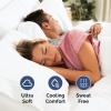 imageRV King Size Sheet Set 72 x 80  4 Piece RV King Bed Sheets  Soft Breathable and Cooling  Designed for Bunks Trailers ampamp Campers  Fits 8 to 10quot Mattress  Luxury Bedding ampamp Wrinkle Free  WhiteWhite