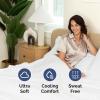 imageRV King Size Sheet Set 72 x 80  4 Piece RV King Bed Sheets  Soft Breathable and Cooling  Designed for Bunks Trailers ampamp Campers  Fits 8 to 10quot Mattress  Luxury Bedding ampamp Wrinkle Free  WhiteWhite