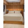 imageRV King Size Sheet Set 72 x 80  4 Piece RV King Bed Sheets  Soft Breathable and Cooling  Designed for Bunks Trailers ampamp Campers  Fits 8 to 10quot Mattress  Luxury Bedding ampamp Wrinkle Free  WhiteWheat