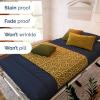 imageRV King Size Sheet Set 72 x 80  4 Piece RV King Bed Sheets  Soft Breathable and Cooling  Designed for Bunks Trailers ampamp Campers  Fits 8 to 10quot Mattress  Luxury Bedding ampamp Wrinkle Free  WhiteNavy Blue