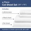 imageRV King Size Sheet Set 72 x 80  4 Piece RV King Bed Sheets  Soft Breathable and Cooling  Designed for Bunks Trailers ampamp Campers  Fits 8 to 10quot Mattress  Luxury Bedding ampamp Wrinkle Free  WhiteWhite