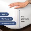 imageRV King Size Sheet Set 72 x 80  4 Piece RV King Bed Sheets  Soft Breathable and Cooling  Designed for Bunks Trailers ampamp Campers  Fits 8 to 10quot Mattress  Luxury Bedding ampamp Wrinkle Free  WhiteWhite