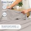 imageRV King Size Sheet Set 72 x 80  4 Piece RV King Bed Sheets  Soft Breathable and Cooling  Designed for Bunks Trailers ampamp Campers  Fits 8 to 10quot Mattress  Luxury Bedding ampamp Wrinkle Free  WhiteLight Grey