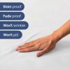 imageRV King Size Sheet Set 72 x 80  4 Piece RV King Bed Sheets  Soft Breathable and Cooling  Designed for Bunks Trailers ampamp Campers  Fits 8 to 10quot Mattress  Luxury Bedding ampamp Wrinkle Free  WhiteWhite