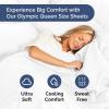 imageRV King Size Sheet Set 72 x 80  4 Piece RV King Bed Sheets  Soft Breathable and Cooling  Designed for Bunks Trailers ampamp Campers  Fits 8 to 10quot Mattress  Luxury Bedding ampamp Wrinkle Free  WhiteWhite