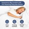 imageRV King Size Sheet Set 72 x 80  4 Piece RV King Bed Sheets  Soft Breathable and Cooling  Designed for Bunks Trailers ampamp Campers  Fits 8 to 10quot Mattress  Luxury Bedding ampamp Wrinkle Free  WhiteWhite