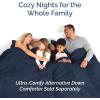 imageRV King Size Sheet Set 72 x 80  4 Piece RV King Bed Sheets  Soft Breathable and Cooling  Designed for Bunks Trailers ampamp Campers  Fits 8 to 10quot Mattress  Luxury Bedding ampamp Wrinkle Free  WhiteNavy Blue