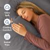 imageRV King Size Sheet Set 72 x 80  4 Piece RV King Bed Sheets  Soft Breathable and Cooling  Designed for Bunks Trailers ampamp Campers  Fits 8 to 10quot Mattress  Luxury Bedding ampamp Wrinkle Free  WhiteDark Grey