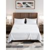 imageRV King Size Sheet Set 72 x 80  4 Piece RV King Bed Sheets  Soft Breathable and Cooling  Designed for Bunks Trailers ampamp Campers  Fits 8 to 10quot Mattress  Luxury Bedding ampamp Wrinkle Free  WhiteWhite