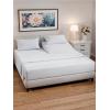imageRV King Size Sheet Set 72 x 80  4 Piece RV King Bed Sheets  Soft Breathable and Cooling  Designed for Bunks Trailers ampamp Campers  Fits 8 to 10quot Mattress  Luxury Bedding ampamp Wrinkle Free  WhiteWhite
