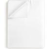 imageFull 400 Thread Count 100 Cotton Flat Sheet  Comfortable Cooling ampamp Breathable Cotton  Top Flat Sheet Only  Luxury Hotel Quality Bedding  Extra Soft ampamp Comfy  Easy Care Wrinkle Free  Burgundy01  White