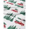 imageQueen Christmas Buffalo Plaid BampampW Sheet Set  Holiday Xmas Pattern Bedding Set  Deep Pockets  Snug Fit  4 Piece  Wrinkle Free  Comfy Festive Winter  Holiday Sheets for Women Men Kids ampamp TeensChristmas Tree 1