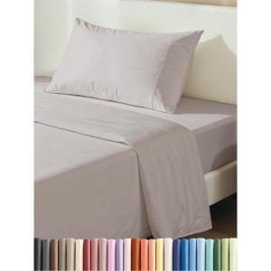 imageExtra Thick Heavyweight Full Size 4 Piece Sheet Set  High End Super Luxury Bed Set  Premium Heavyweight Hotel Quality Sheets with Deep Pockets  EasyFit  UltraSoft Warm and Wrinkle Free  Black02  Light Grey