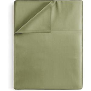 imageFull 400 Thread Count 100 Cotton Flat Sheet  Comfortable Cooling ampamp Breathable Cotton  Top Flat Sheet Only  Luxury Hotel Quality Bedding  Extra Soft ampamp Comfy  Easy Care Wrinkle Free  Burgundy17  Sage Green
