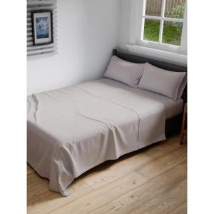 imageRV King Size Sheet Set 72 x 80  4 Piece RV King Bed Sheets  Soft Breathable and Cooling  Designed for Bunks Trailers ampamp Campers  Fits 8 to 10quot Mattress  Luxury Bedding ampamp Wrinkle Free  WhiteLight Grey