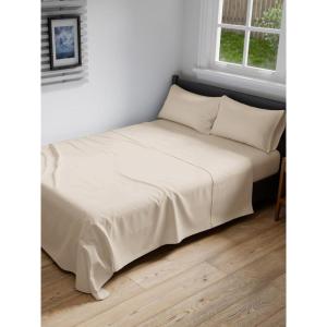 imageRV King Size Sheet Set 72 x 80  4 Piece RV King Bed Sheets  Soft Breathable and Cooling  Designed for Bunks Trailers ampamp Campers  Fits 8 to 10quot Mattress  Luxury Bedding ampamp Wrinkle Free  WhiteWheat