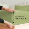 imageCGK Unlimited Twin Size Fitted Bed Sheet Hotel Luxury Fits Mattress Up to 16quot Soft Breathable Sheet for Women Men Kids ampamp Teen Light Olive Green Single29  Light Olive Green