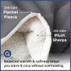 imageChristmas Sherpa Blanket Throw Size  Reversible Sherpa Fleece Blanket  Super Soft Double Sided Throw for Bed Sofa Couch  Thick Warm Cozy ampamp Plush  Xmas Winter Bedding  Christmas Trees 50x6009  Dark Grey