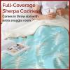 imageChristmas Sherpa Blanket Throw Size  Reversible Sherpa Fleece Blanket  Super Soft Double Sided Throw for Bed Sofa Couch  Thick Warm Cozy ampamp Plush  Xmas Winter Bedding  Christmas Trees 50x6007  Snowy Trees