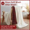 imageChristmas Sherpa Blanket Throw Size  Reversible Sherpa Fleece Blanket  Super Soft Double Sided Throw for Bed Sofa Couch  Thick Warm Cozy ampamp Plush  Xmas Winter Bedding  Christmas Trees 50x6006  Plaid