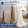 imageChristmas Sherpa Blanket Throw Size  Reversible Sherpa Fleece Blanket  Super Soft Double Sided Throw for Bed Sofa Couch  Thick Warm Cozy ampamp Plush  Xmas Winter Bedding  Christmas Trees 50x6010  Cream