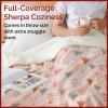 imageChristmas Sherpa Blanket Throw Size  Reversible Sherpa Fleece Blanket  Super Soft Double Sided Throw for Bed Sofa Couch  Thick Warm Cozy ampamp Plush  Xmas Winter Bedding  Christmas Trees 50x6002 Pink Trees