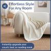 imageChristmas Sherpa Blanket Throw Size  Reversible Sherpa Fleece Blanket  Super Soft Double Sided Throw for Bed Sofa Couch  Thick Warm Cozy ampamp Plush  Xmas Winter Bedding  Christmas Trees 50x6010  Cream