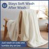 imageChristmas Sherpa Blanket Throw Size  Reversible Sherpa Fleece Blanket  Super Soft Double Sided Throw for Bed Sofa Couch  Thick Warm Cozy ampamp Plush  Xmas Winter Bedding  Christmas Trees 50x6011  Ivory