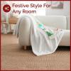 imageChristmas Sherpa Blanket Throw Size  Reversible Sherpa Fleece Blanket  Super Soft Double Sided Throw for Bed Sofa Couch  Thick Warm Cozy ampamp Plush  Xmas Winter Bedding  Christmas Trees 50x6005  Nutcracker