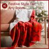 imageChristmas Sherpa Blanket Throw Size  Reversible Sherpa Fleece Blanket  Super Soft Double Sided Throw for Bed Sofa Couch  Thick Warm Cozy ampamp Plush  Xmas Winter Bedding  Christmas Trees 50x6003 Gingerbread Man