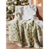 imageChristmas Sherpa Blanket Throw Size  Reversible Sherpa Fleece Blanket  Super Soft Double Sided Throw for Bed Sofa Couch  Thick Warm Cozy ampamp Plush  Xmas Winter Bedding  Christmas Trees 50x6001  Trees