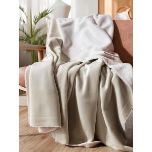 imageChristmas Sherpa Blanket Throw Size  Reversible Sherpa Fleece Blanket  Super Soft Double Sided Throw for Bed Sofa Couch  Thick Warm Cozy ampamp Plush  Xmas Winter Bedding  Christmas Trees 50x6010  Cream