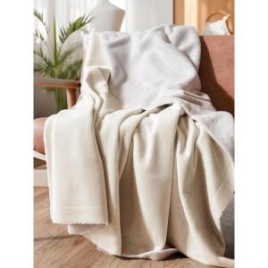 imageChristmas Sherpa Blanket Throw Size  Reversible Sherpa Fleece Blanket  Super Soft Double Sided Throw for Bed Sofa Couch  Thick Warm Cozy ampamp Plush  Xmas Winter Bedding  Christmas Trees 50x6011  Ivory